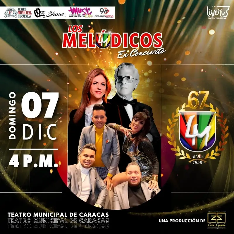 Los Melódicos en Caracas 2025