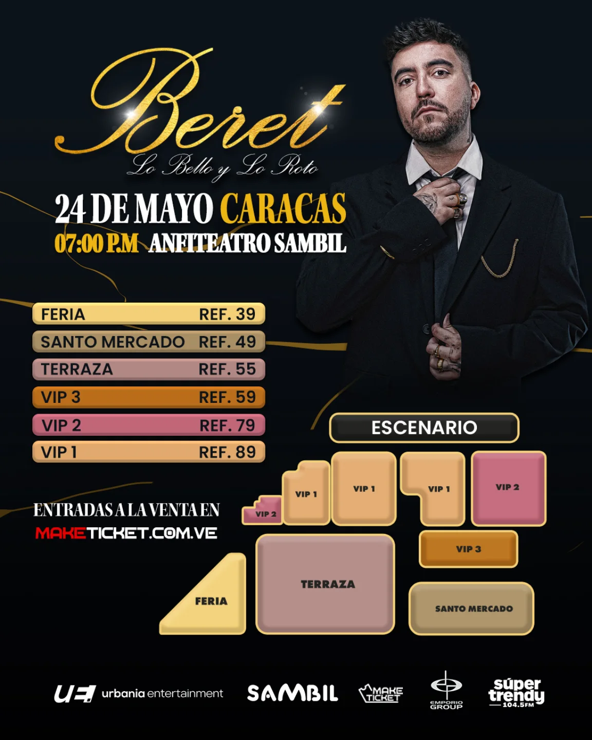 Beret en Caracas: una noche para sentir “Lo bello y lo roto”
