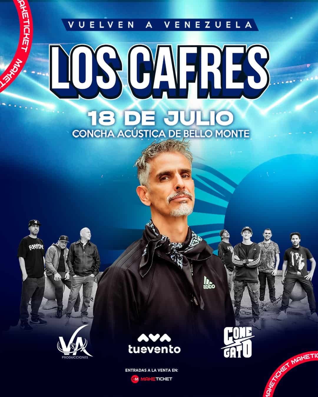 Los Cafres en Caracas: una noche de reggae en la Concha Acústica de Bello Monte